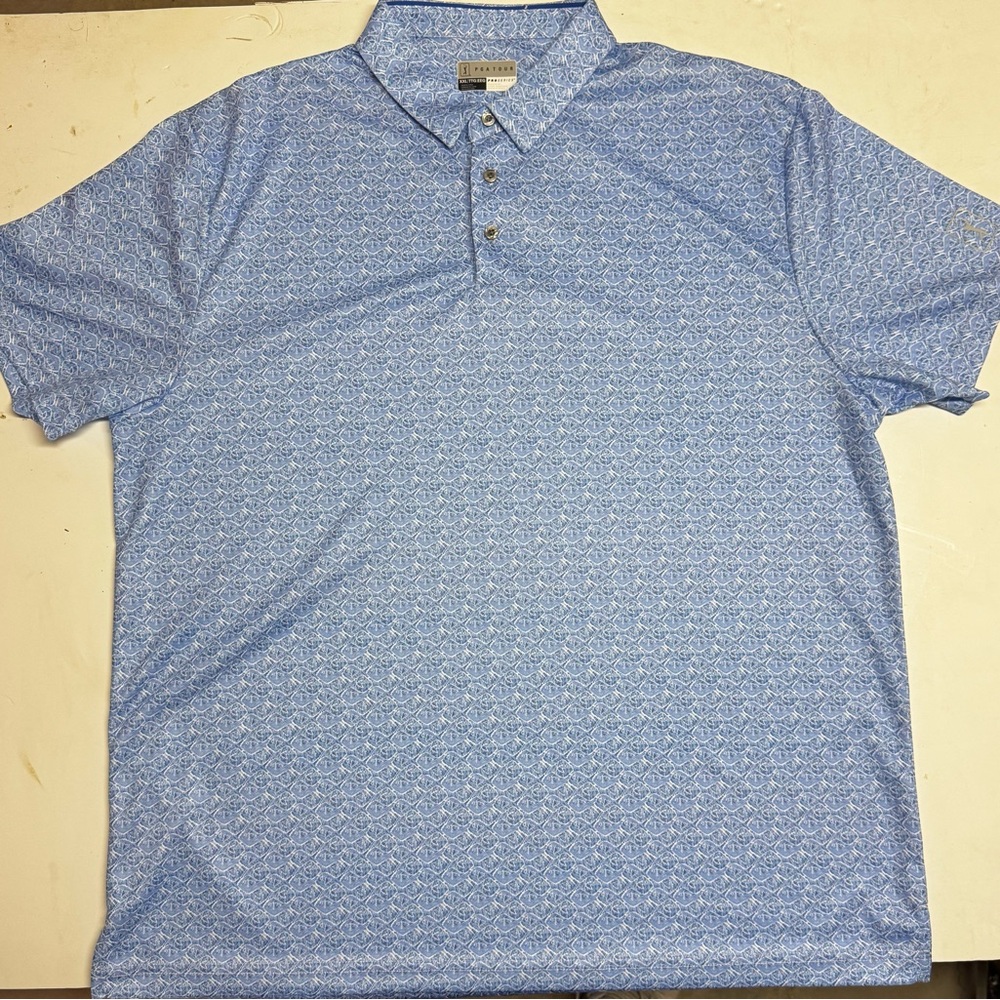 NWOT Blue PGA Tour Pro Series Polo